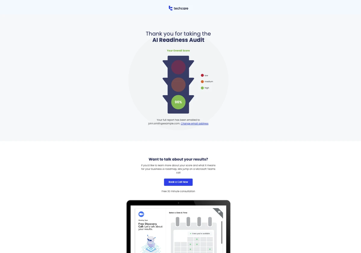 Landing Page: AI Readiness